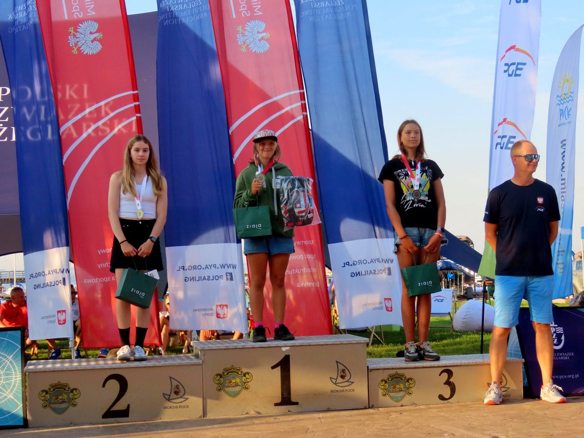 Kalina Szostek Mistrzynią Polski Mistrzyni Polski w klasie Windsurfing Foil U17