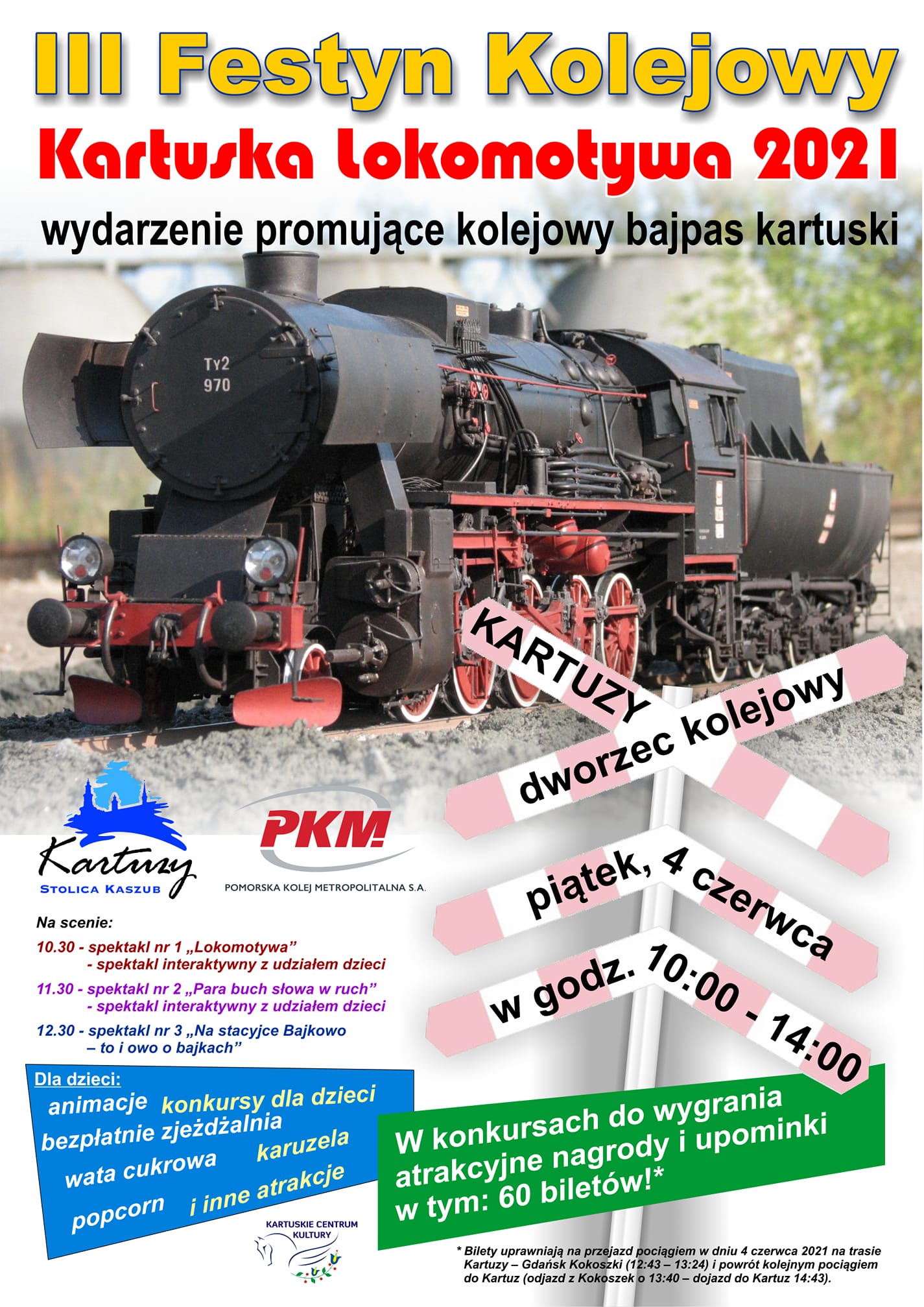 Plakat - festyn kolejowy