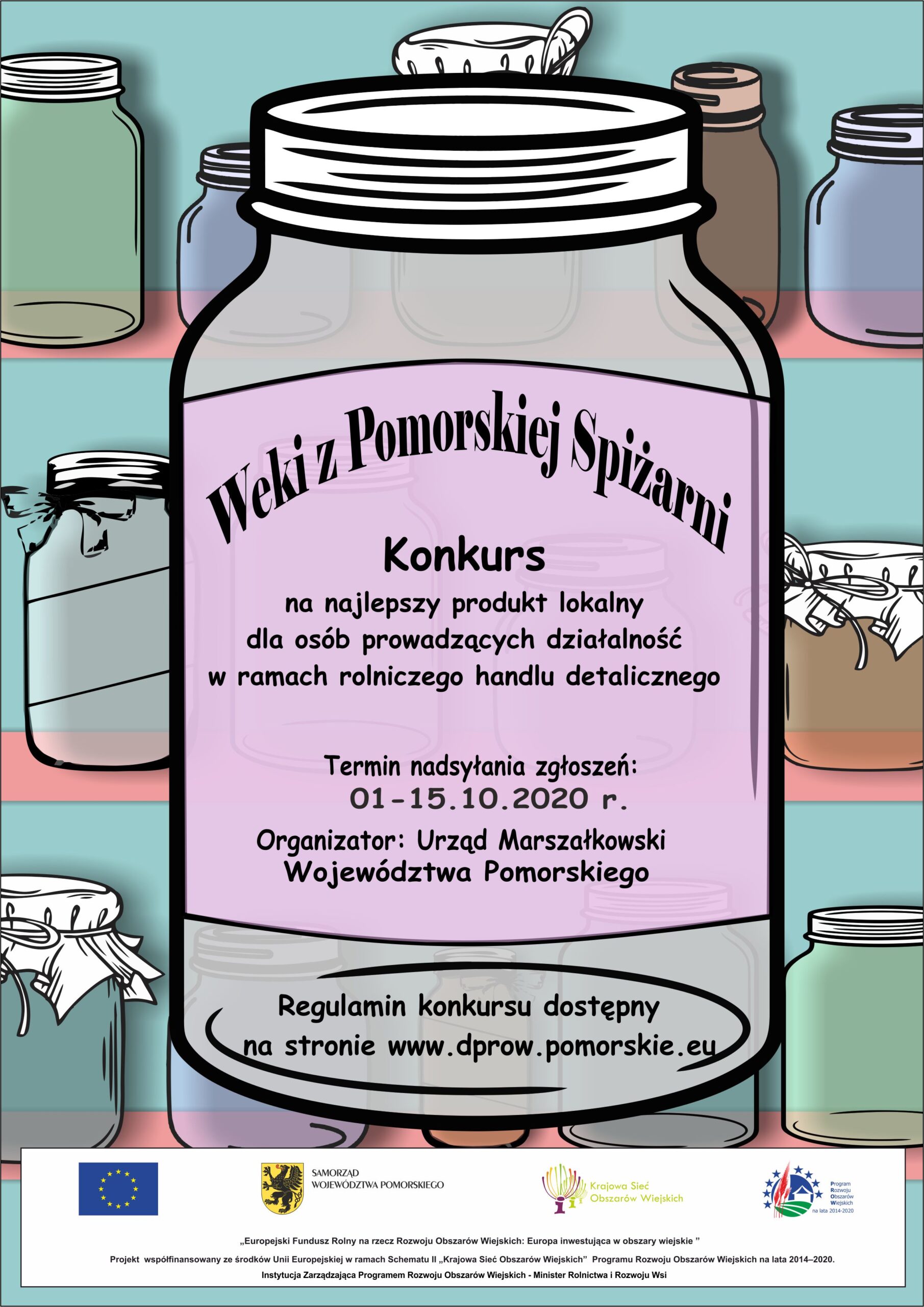 Grafika plakatu Konkurs Weki z Pomorskiej Spiżarni