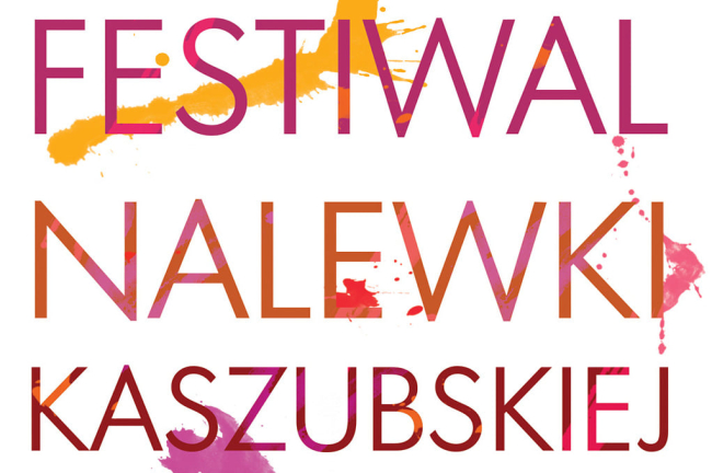 Napis: Festiwal Nalewki Kaszubskiej