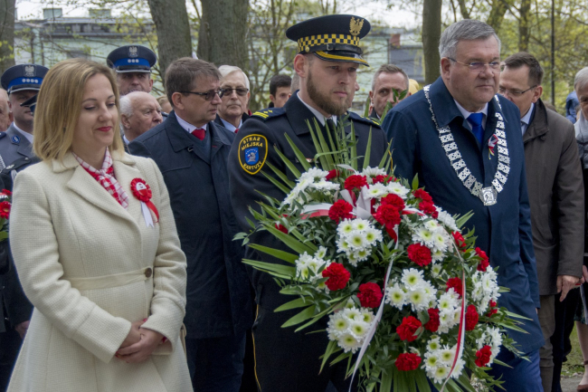 Uroczystości obchodów rocznicy uchwalenia Konstytucji 3 Maja w Kartuzach