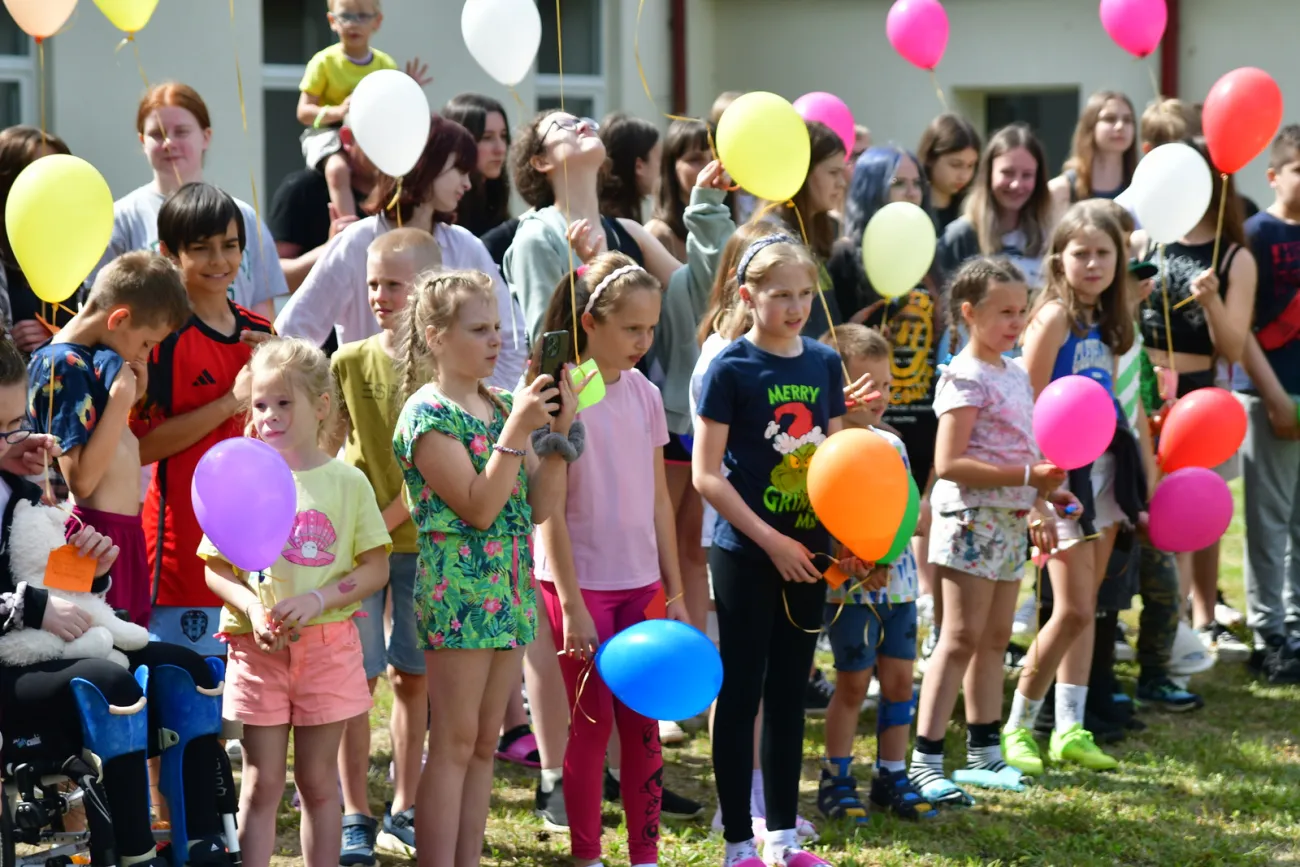 Festyn z okazji Dnia Dziecka dla małych pacjentów szpitala w Dzierżążnie